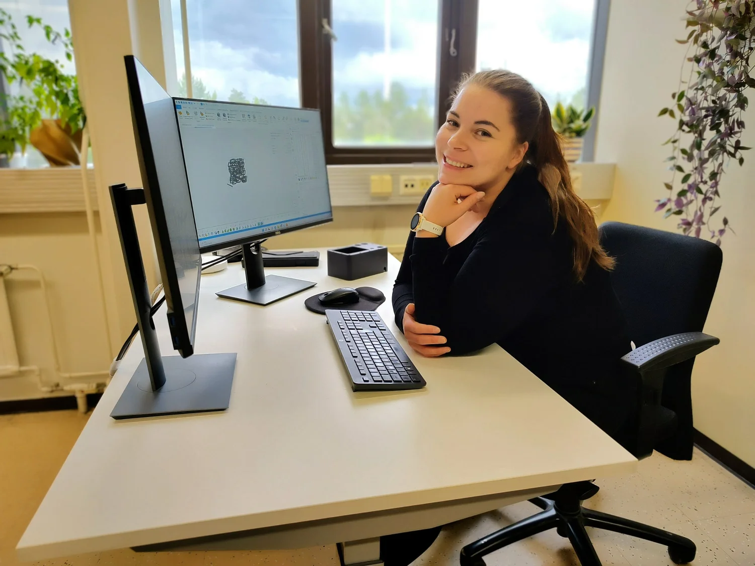 Amina knows the secrets of polymer 3D printing